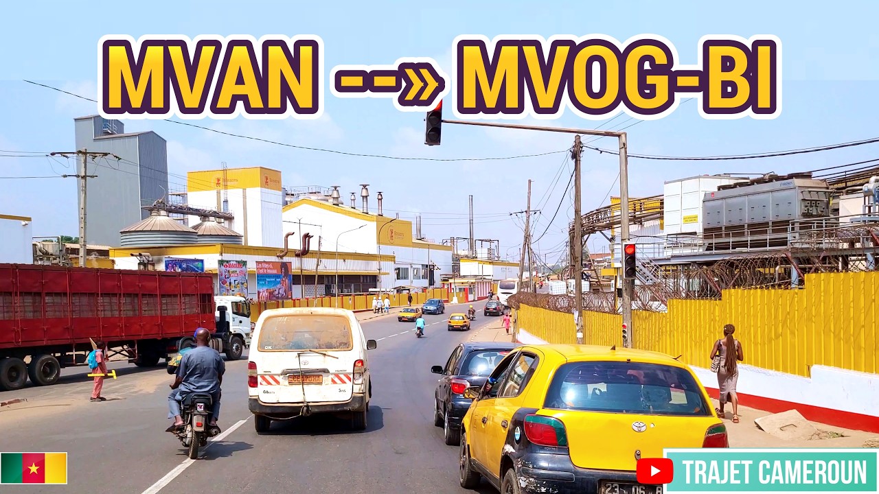 (Yaoundé) Du Carrefour Mvan au Carrefour Mvog-Bi - Trajet Cameroun