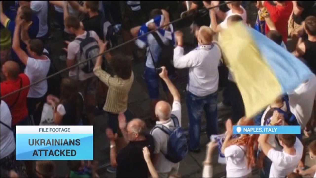 Football: Blood spilled as Ukraine football fans attacked in Italy