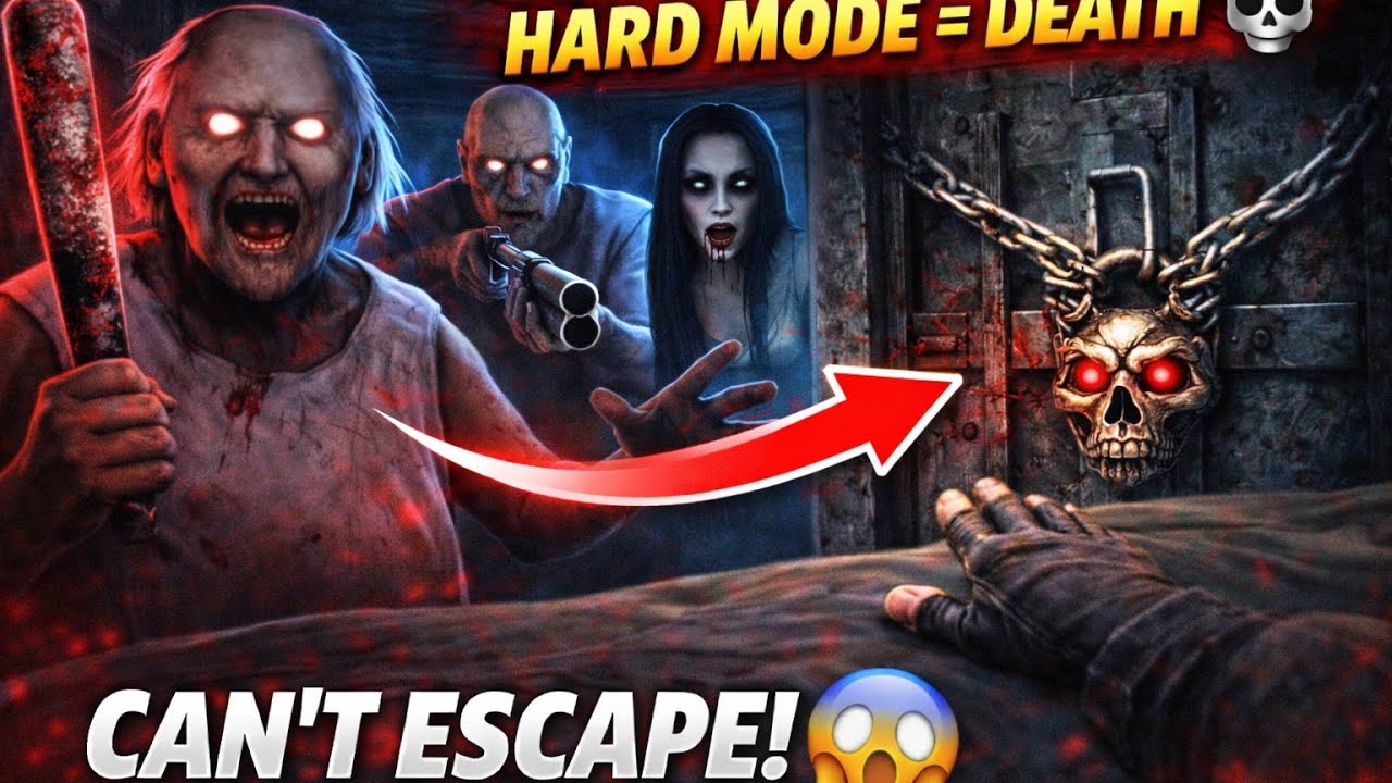 Granny 3 Train Escape HARD MODE 😱 Can I escape#Granny 3 escape 