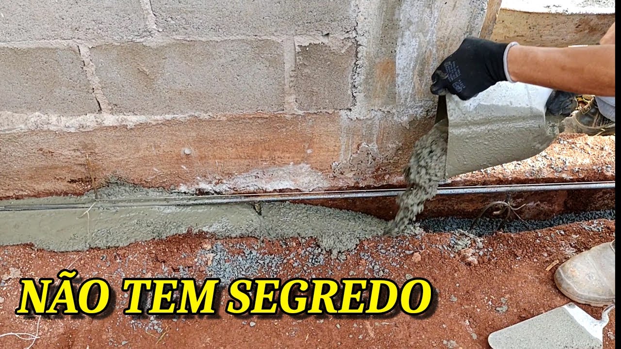 Como assentar trilho de portão de correr super fácil