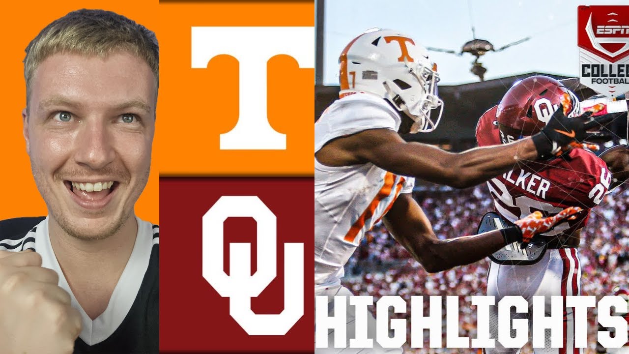 British Guy's EPIC Reaction to Tennessee Volunteers vs Oklahoma Sooners!