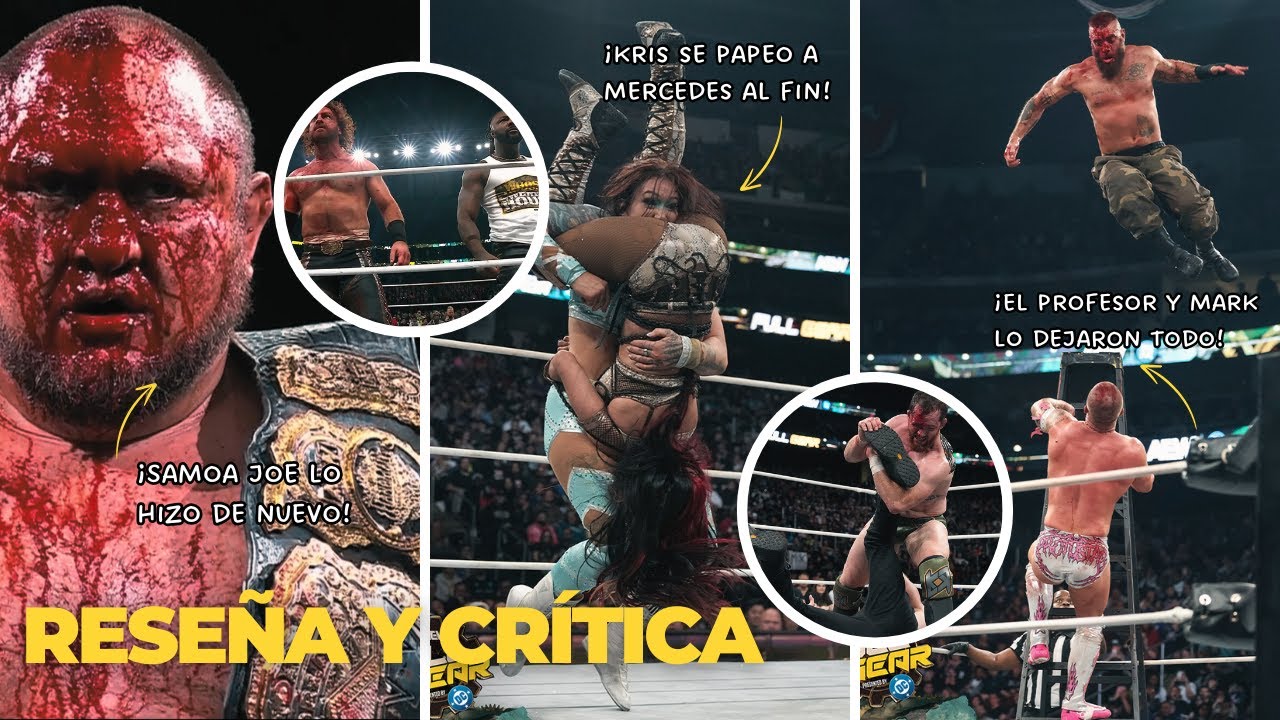 ¡ODIO A HOOK! | AEW Full Gear 2025 ⚙️ | RESEÑA Y CRÍTICA | LDL