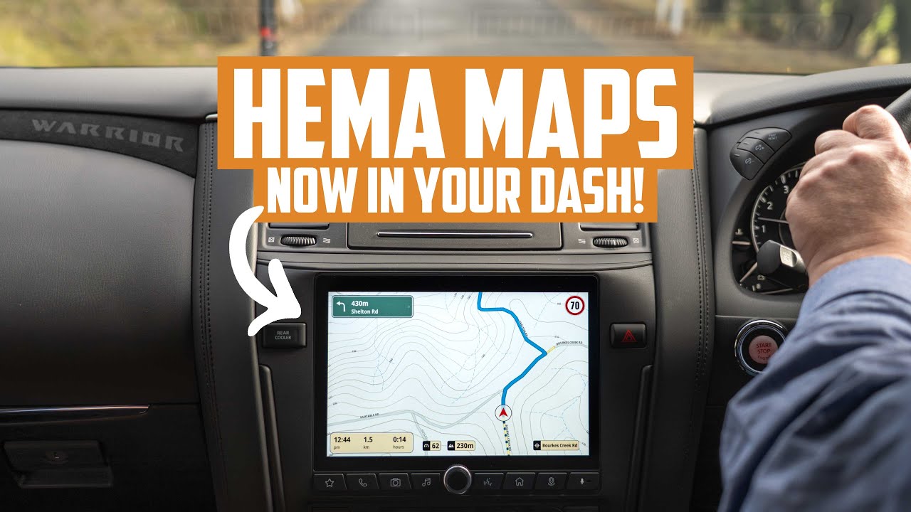 Hema Maps in the Y62 Patrol | Touring with the NS-1000 Head Unit