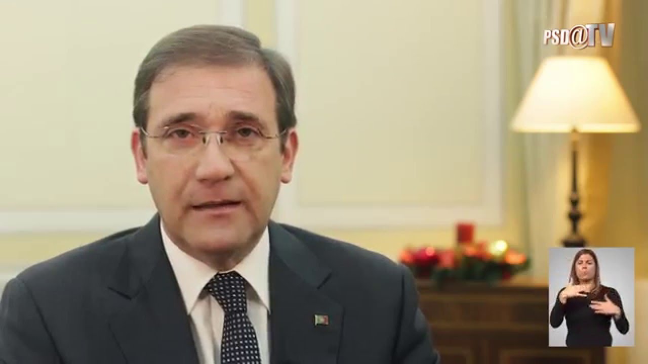 Mensagem de Natal de Pedro Passos Coelho