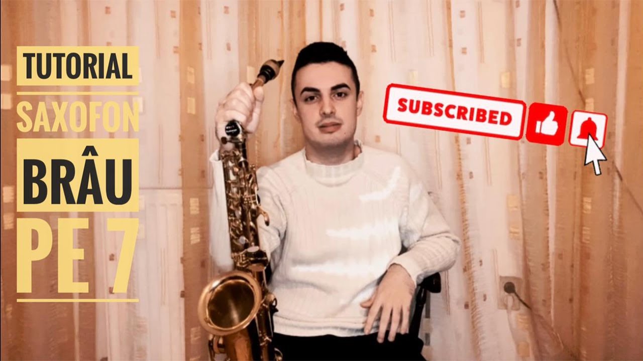 Claudiu Miculici - Brau pe 7 || Tutorial 1 Saxofon ||