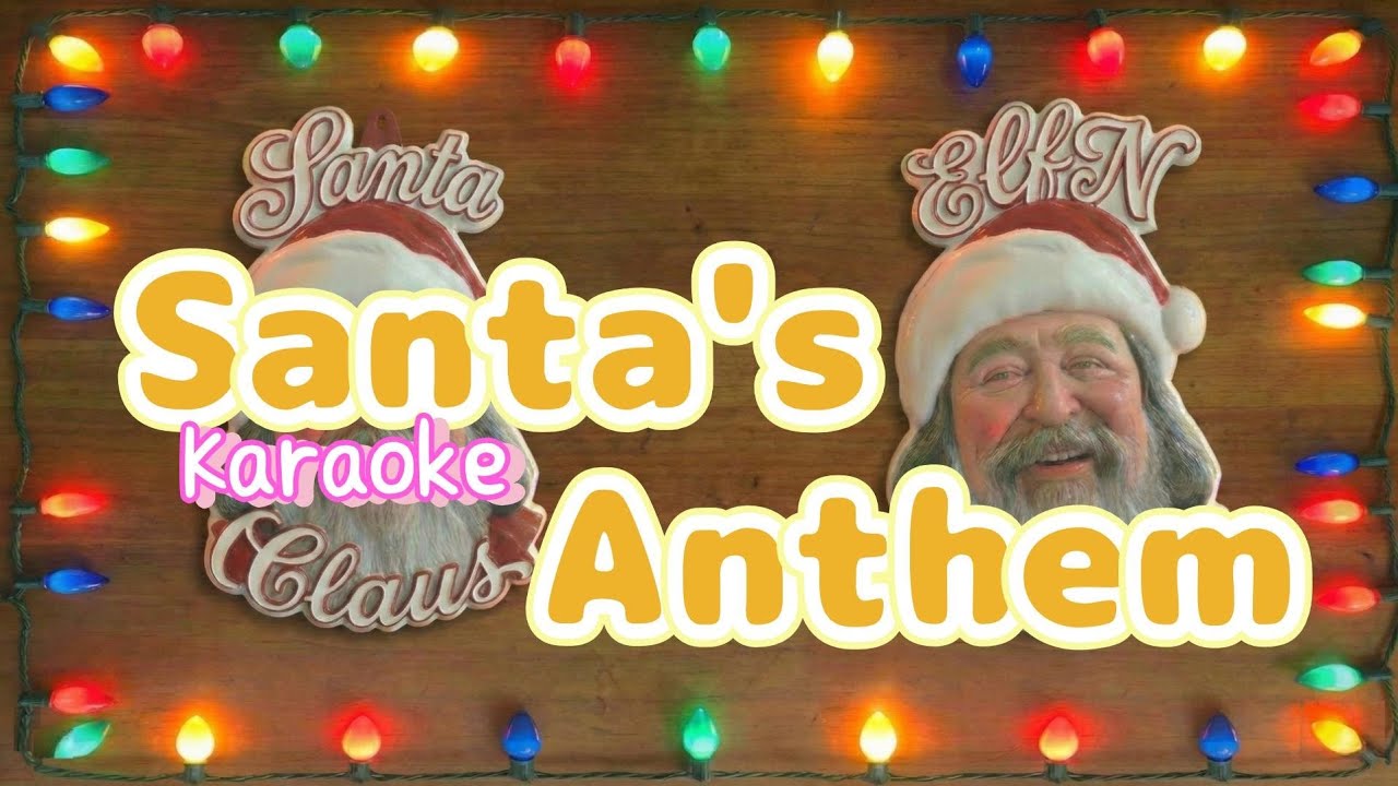 Santa's Anthem 🎄 Surf Rock Santa Christmas Karaoke Song #SantaClaus #Karaoke #santa #christmas