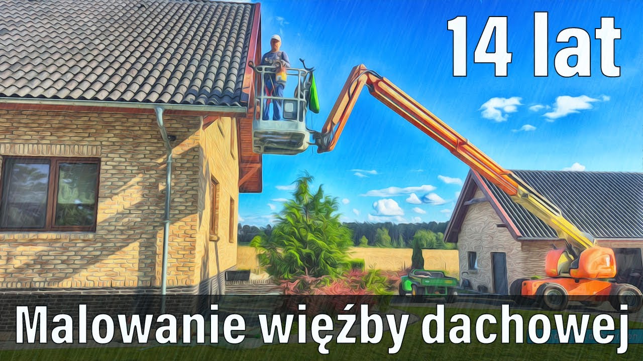 Malowanie więźby dachowej po 14 latach