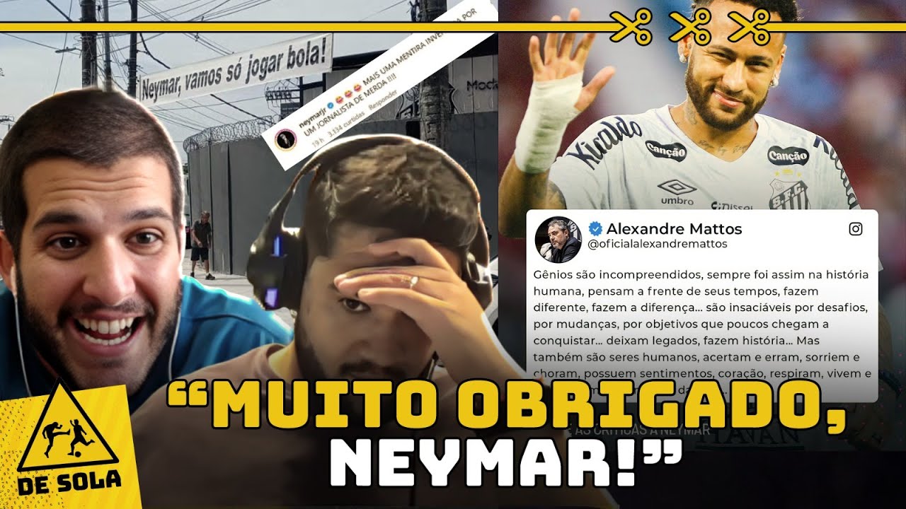 CERTEZAS, VICTOR LOPES E PIERO MONTAM O DOSSIÊ DA SEMANA DO NEYMAR