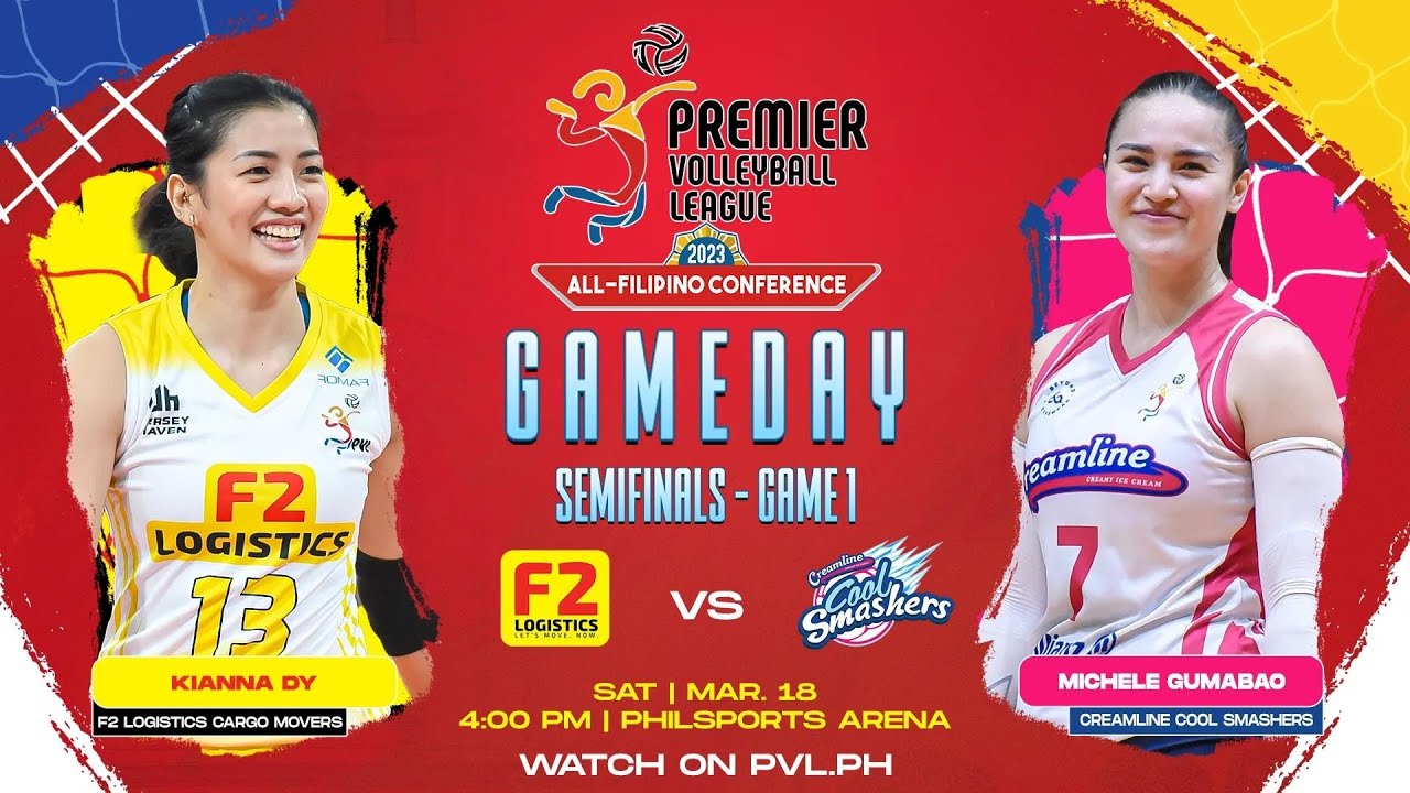 F2 LOGISTICS vs. CREAMLINE - Full Match | Semi-Finals G1 | 2023 PVL All-Filipino Conference