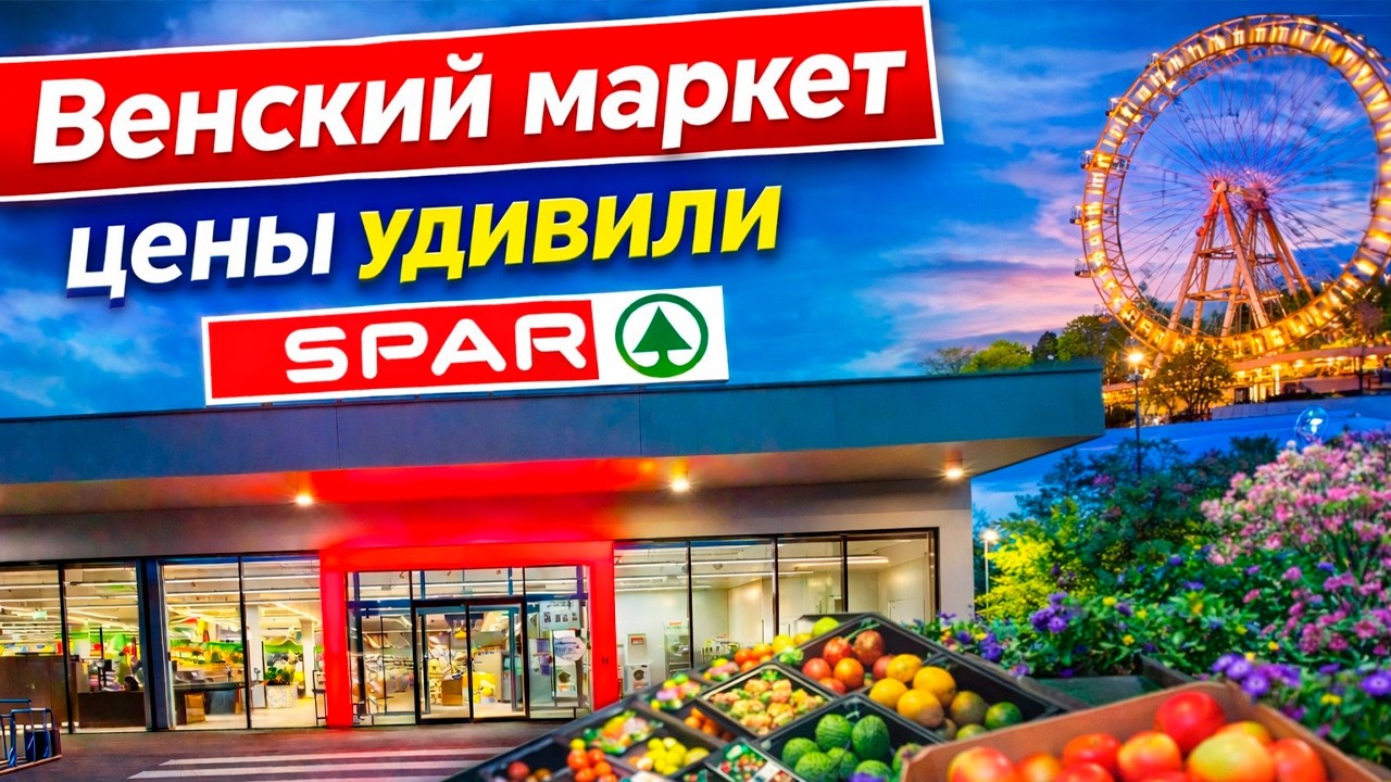 Вена, Австрия. Обзор на продукты и сравнение цен с российскими.
