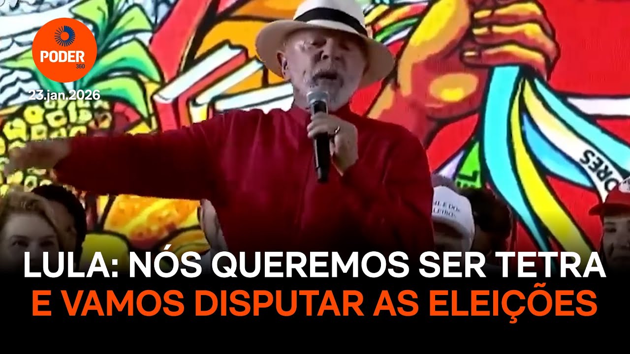Nós queremos ser tetra e vamos disputar as eleições, diz Lula