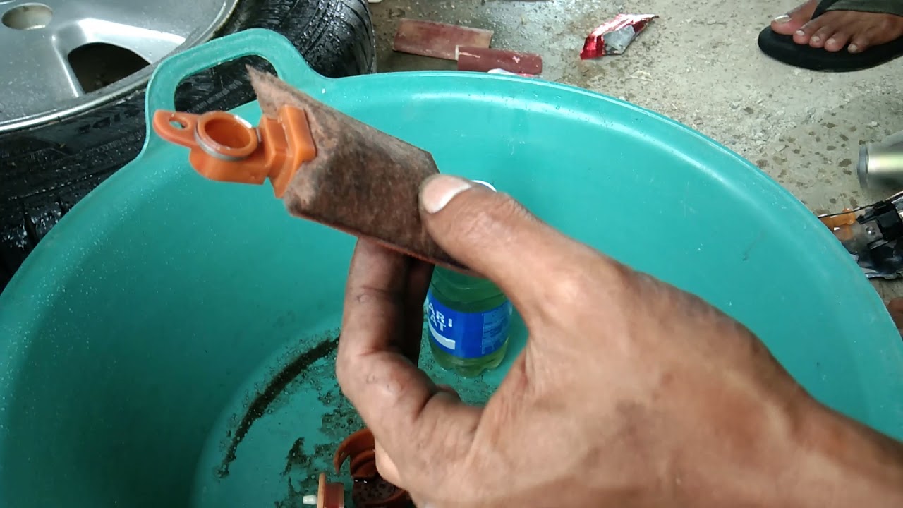 cara bongkar dan membersihkan filter fuelpump avanza lama