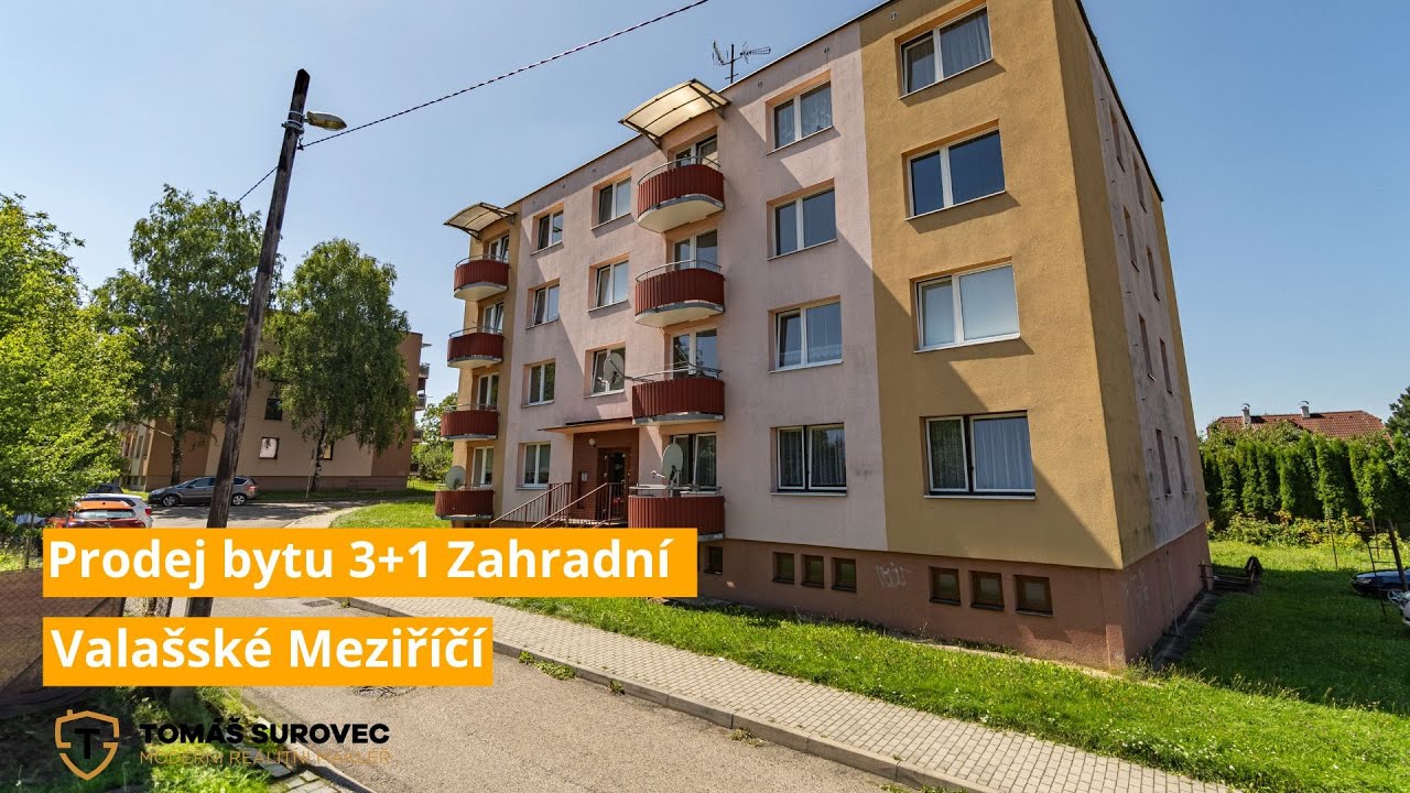 Prodej bytu 3+1 Zahradní, Valašské Meziříčí  REZERVACE !