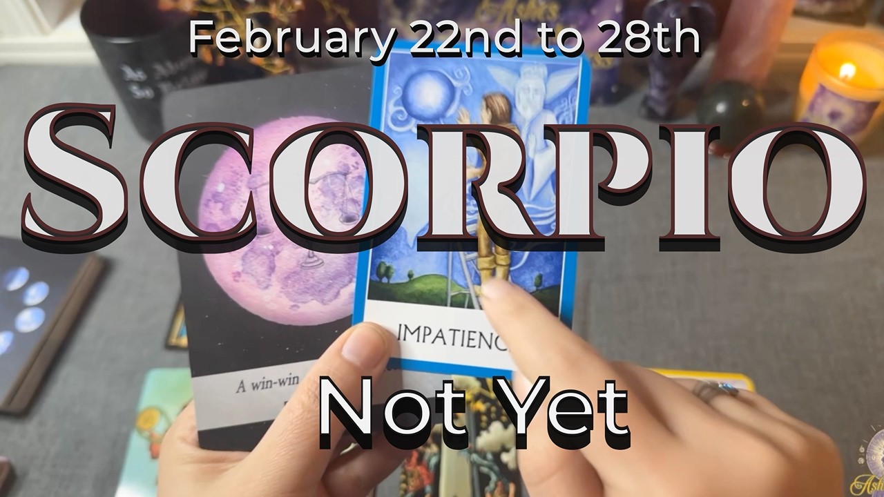 Weekly February 22 to 28 - Scorpio - Hold Your Horses