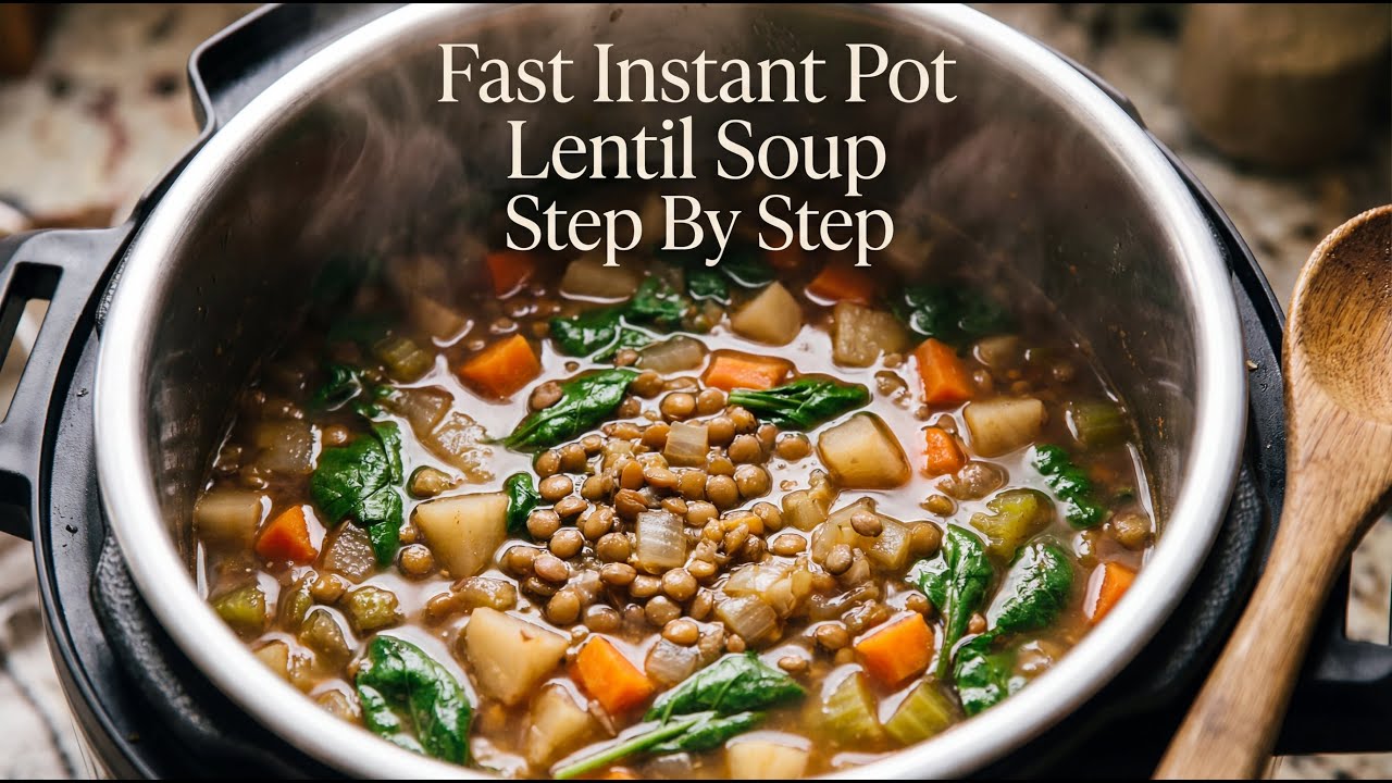 Fast Instant Pot Lentil Soup Cooking Guide Step By Step