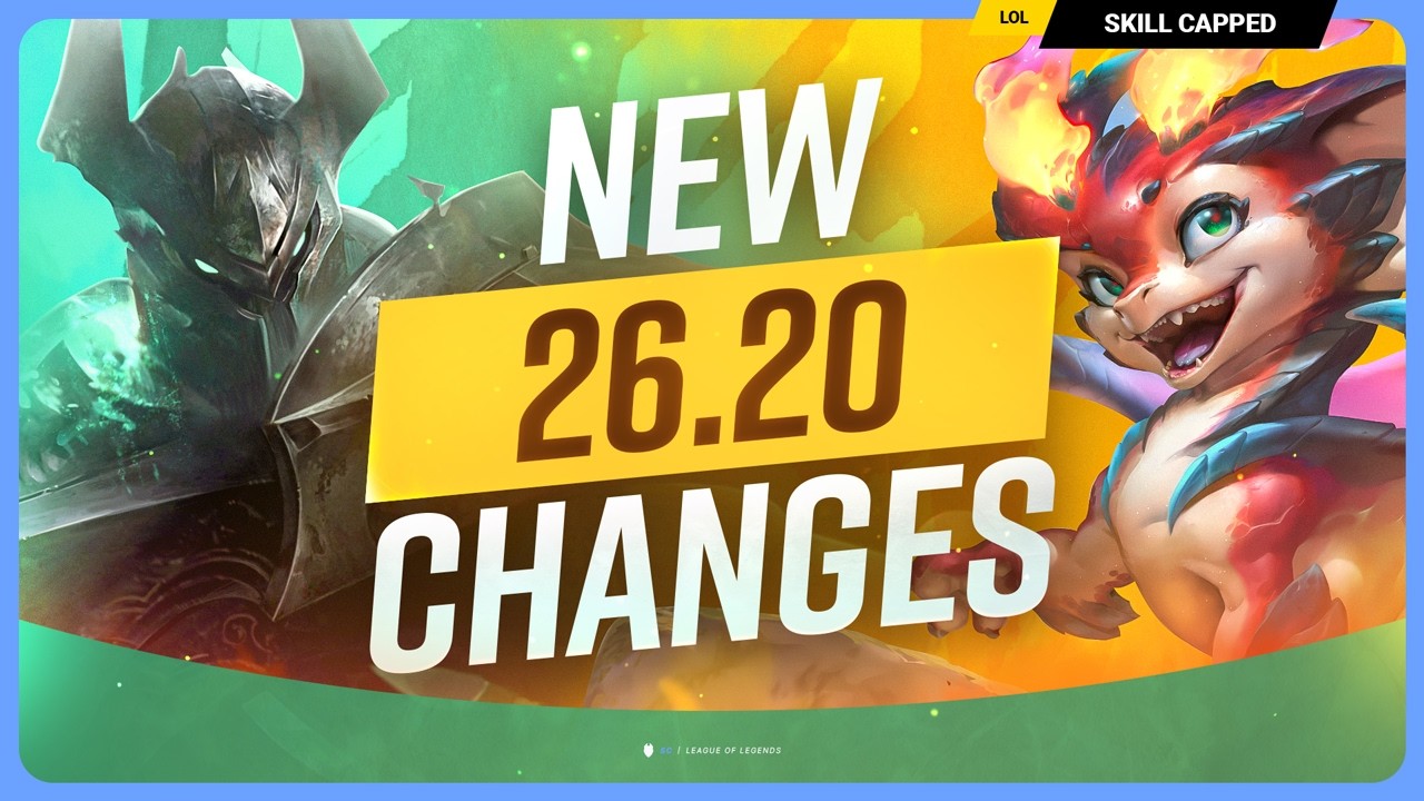 ALL NEW CHANGES for PATCH 26.20 - WORLDS PATCH! - League of Legends