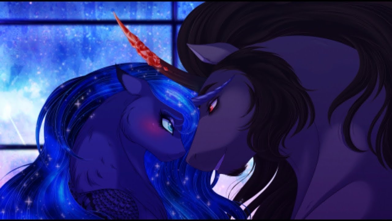 Mlp FIM: Princess Luna x King Sombra Tribute