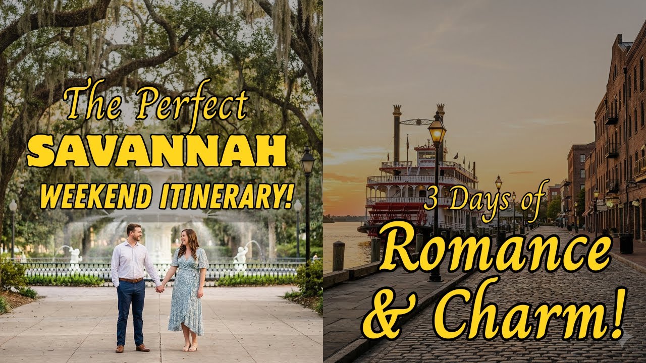 The Perfect Savannah Weekend Itinerary: 3 Days of Romance & Charm!