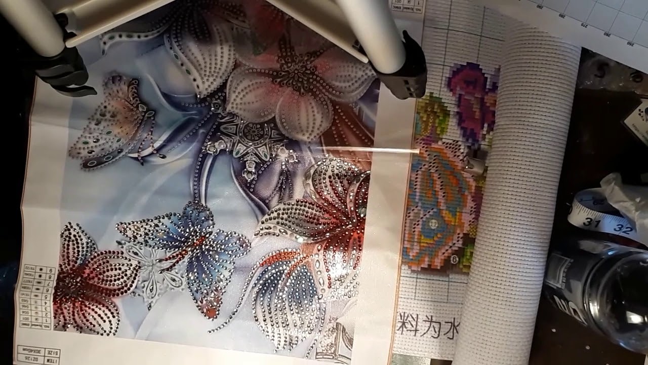 Stitchin' Time With Lora-Plastic Beaded Cross Stitch-Flowers 6/19/19