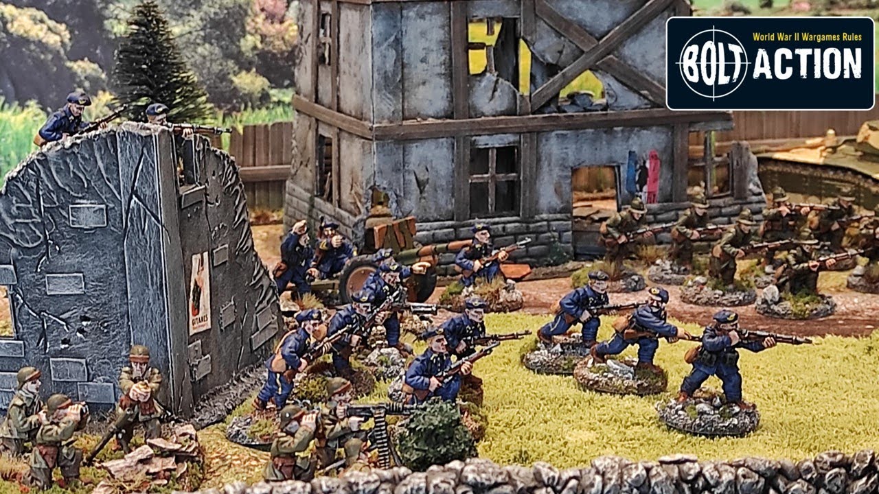 Bolt Action , Armée Française . Episode 5- l'artillerie .