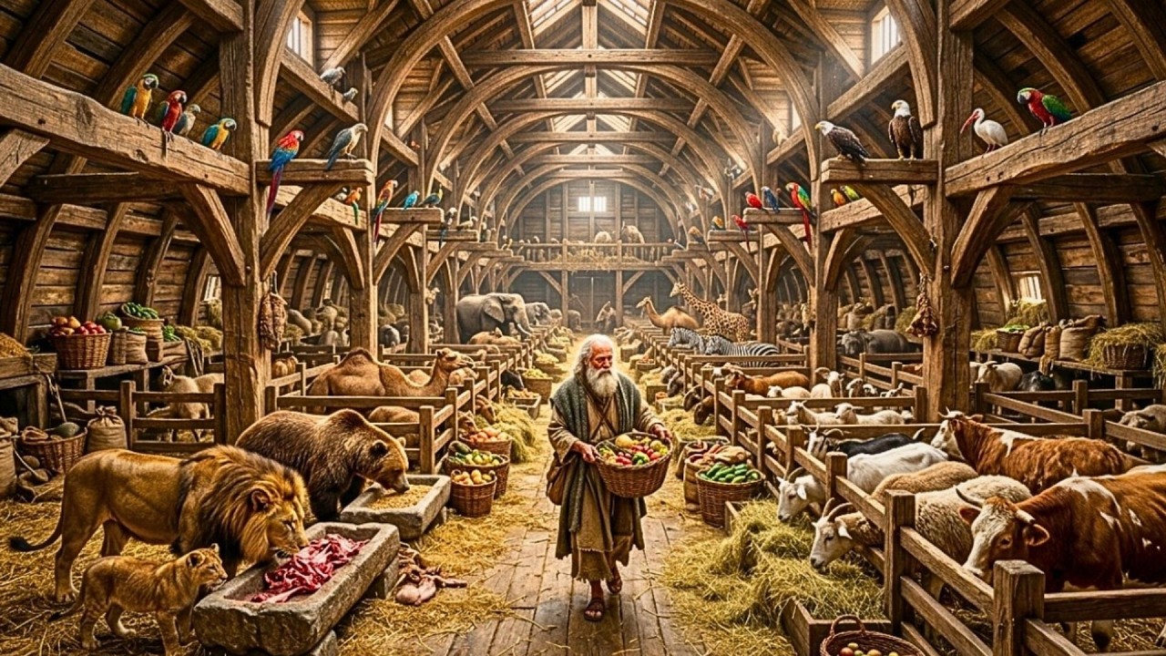 El SECRETO de la Supervivencia en el Arca — Cómo Noé Alimentó a los Animales | DOCUMENTAL