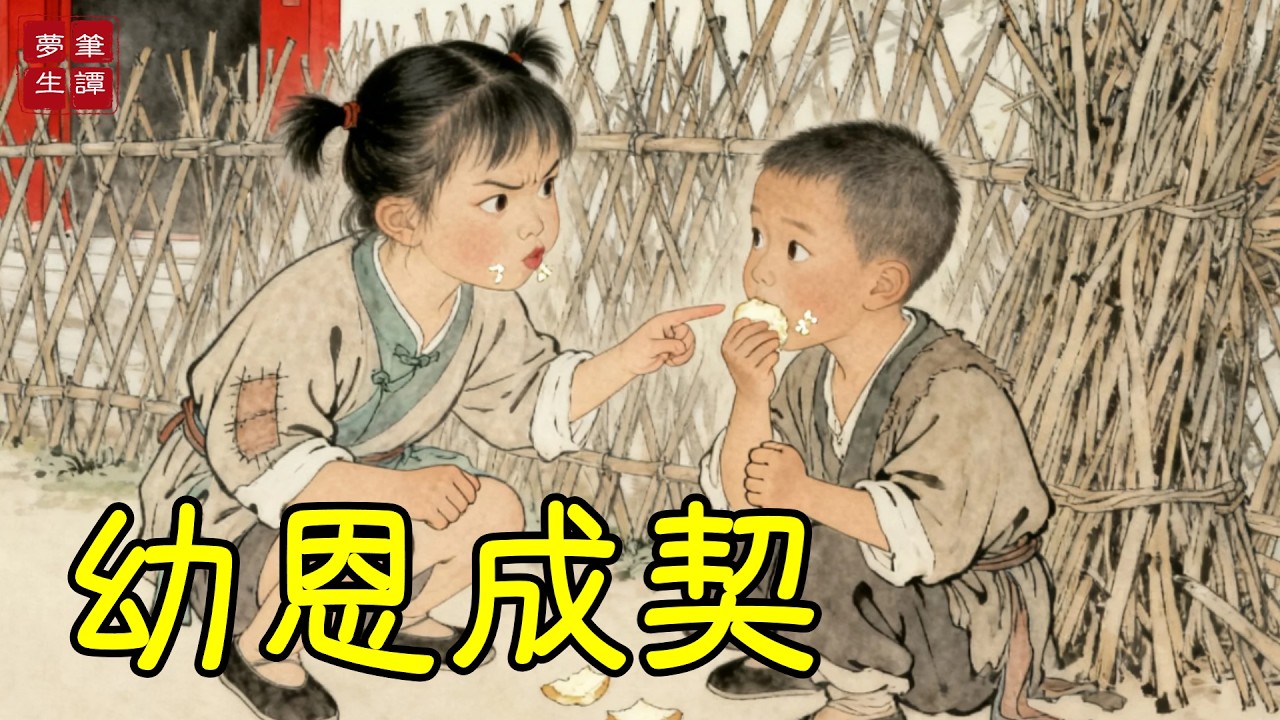富戶家小丫鬟受罰挨餓，藏的饅頭卻被小乞丐啃得只剩渣。他愧疚落淚：我必報答！十年後富戶家道中落，她卻被八擡大轎接走！#故事#民間傳說#奇遇#報恩#原創故事