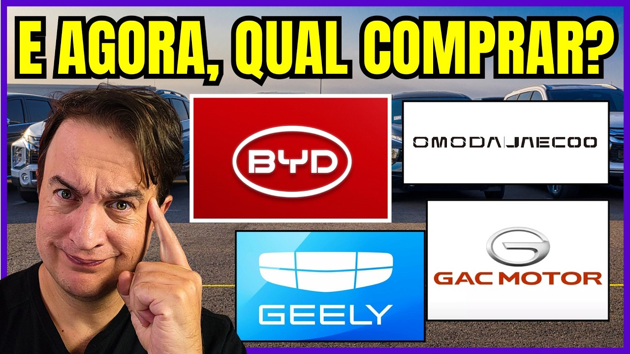 BYD, GAC, OMODA OU GEELY: QUAL &Eacute; O MELHOR EM 2026?
