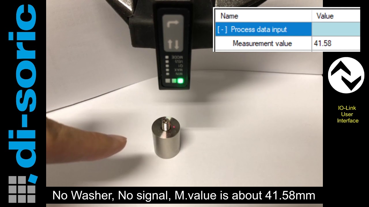LAT 52 80 IU-B5 - di-soric Laser Distance Sensor - Simple Height Detection/Measurement