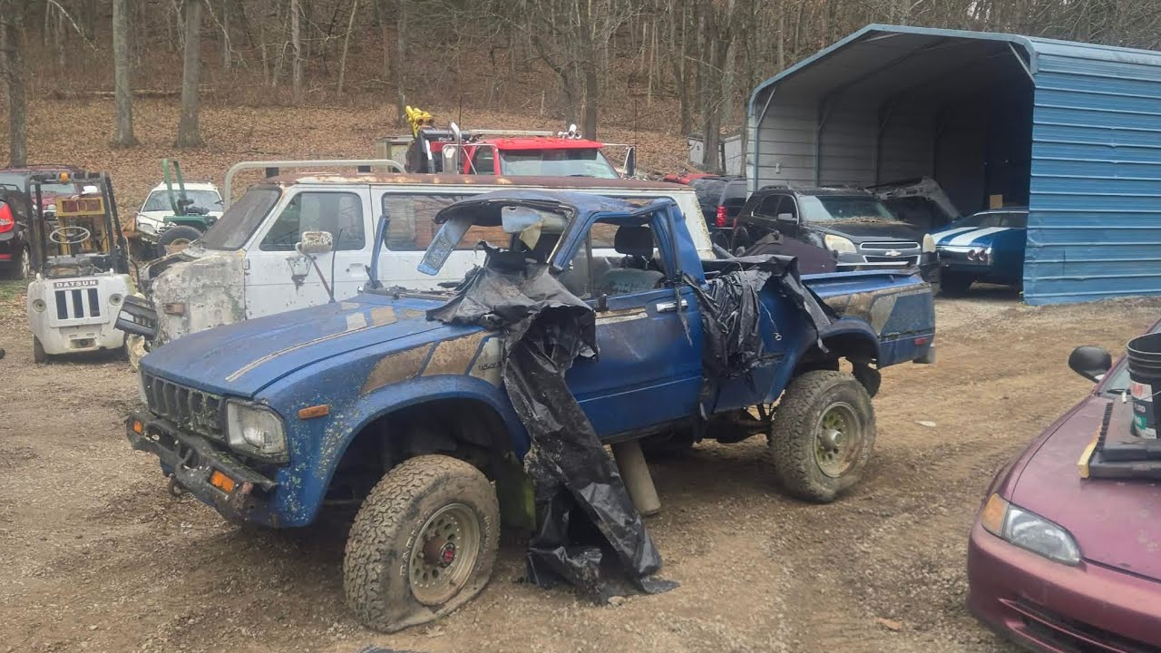 Вот так мы нашли эту Toyota 22R 1983 года выпуска.