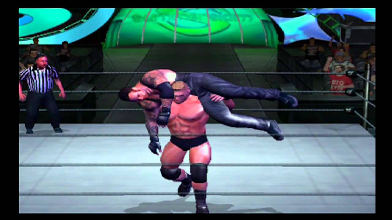 Brock Lesnar vs Undertaker (Summerslam) - WWE Smackdown! HCTP (PS2)
