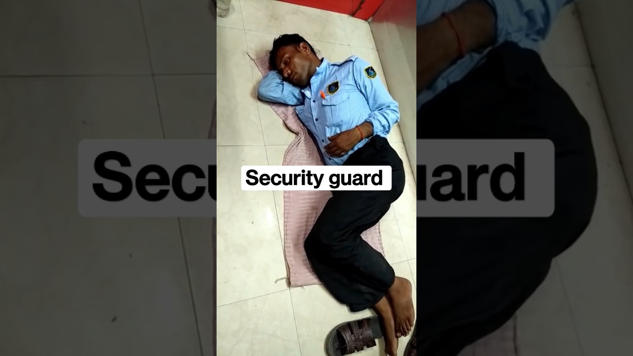 Security Guard Duty at Night #securityguard #job