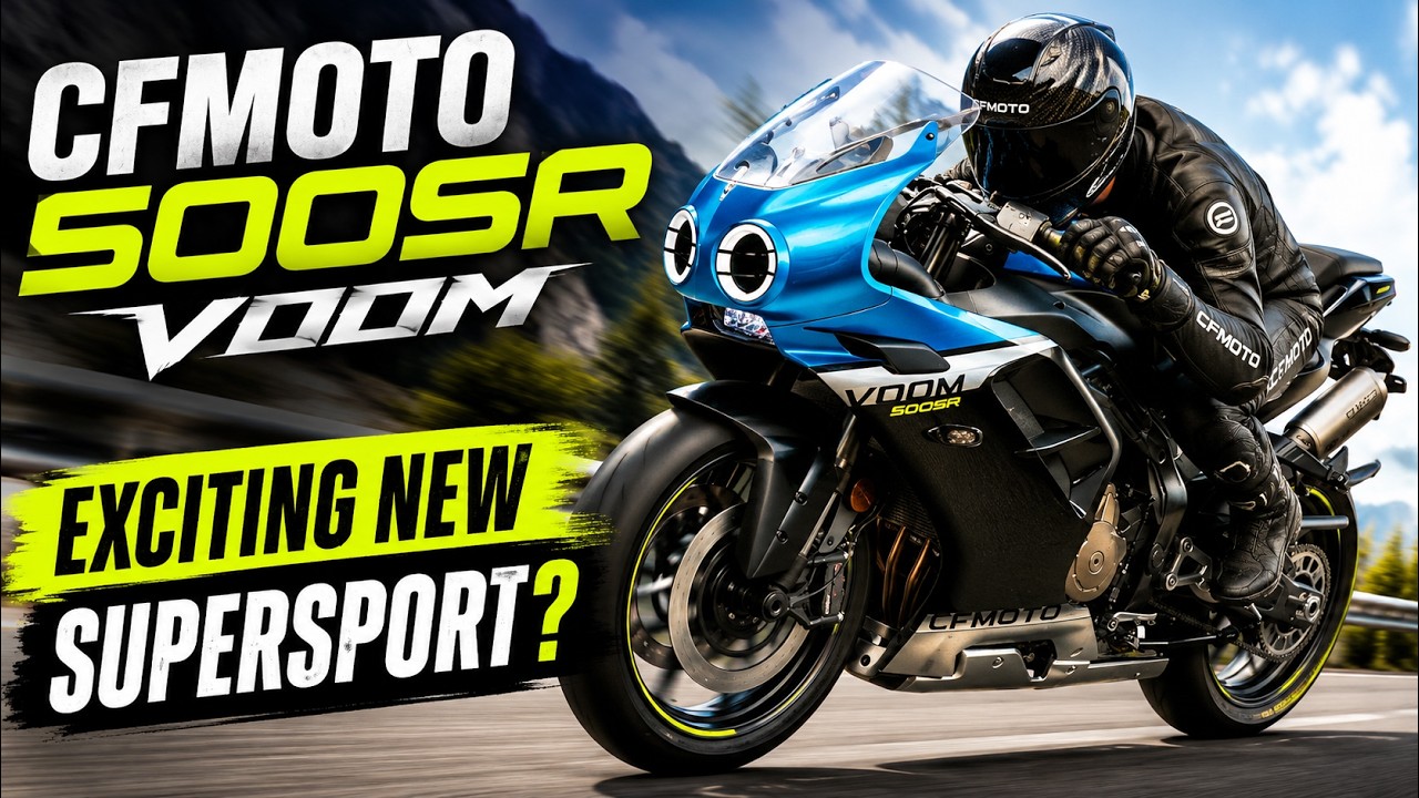 🔥 Gorące ujęcia z CFMOTO 500-SR VOOM z 2026 roku 🔥
