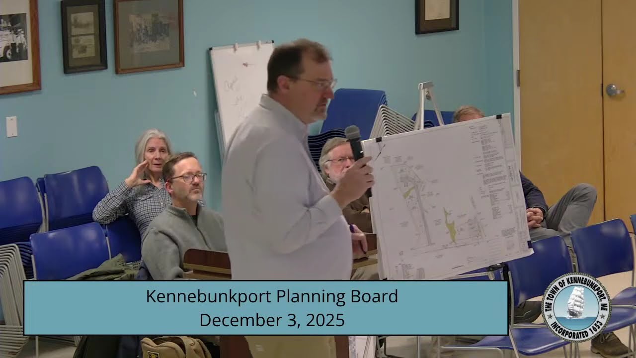 Kennebunkport Planning Board  - December 3, 2025
