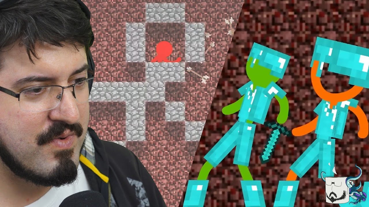 This is Your Stickman on Minecraft