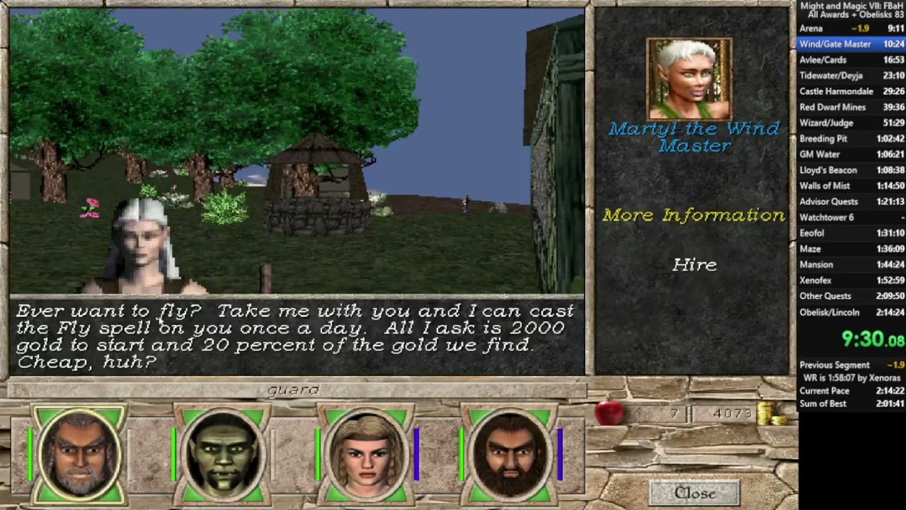 Might and Magic VII All Awards and Obelisks NMG Speedrun Part 8
