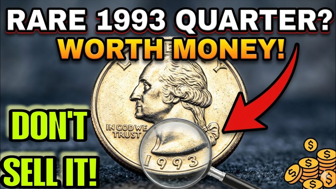   $400000:Quarter Dollar Coin America 1993 the Beautiful Series  Rare Coin Check worth of money 