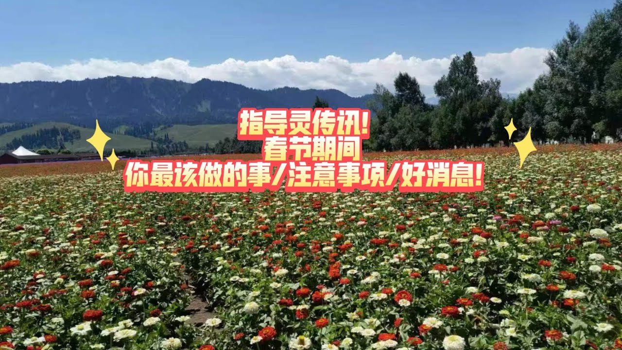【大众占卜】指导灵传讯！春节期间你最该做的事/注意事项/好消息！（从现在起~正月十五之前）