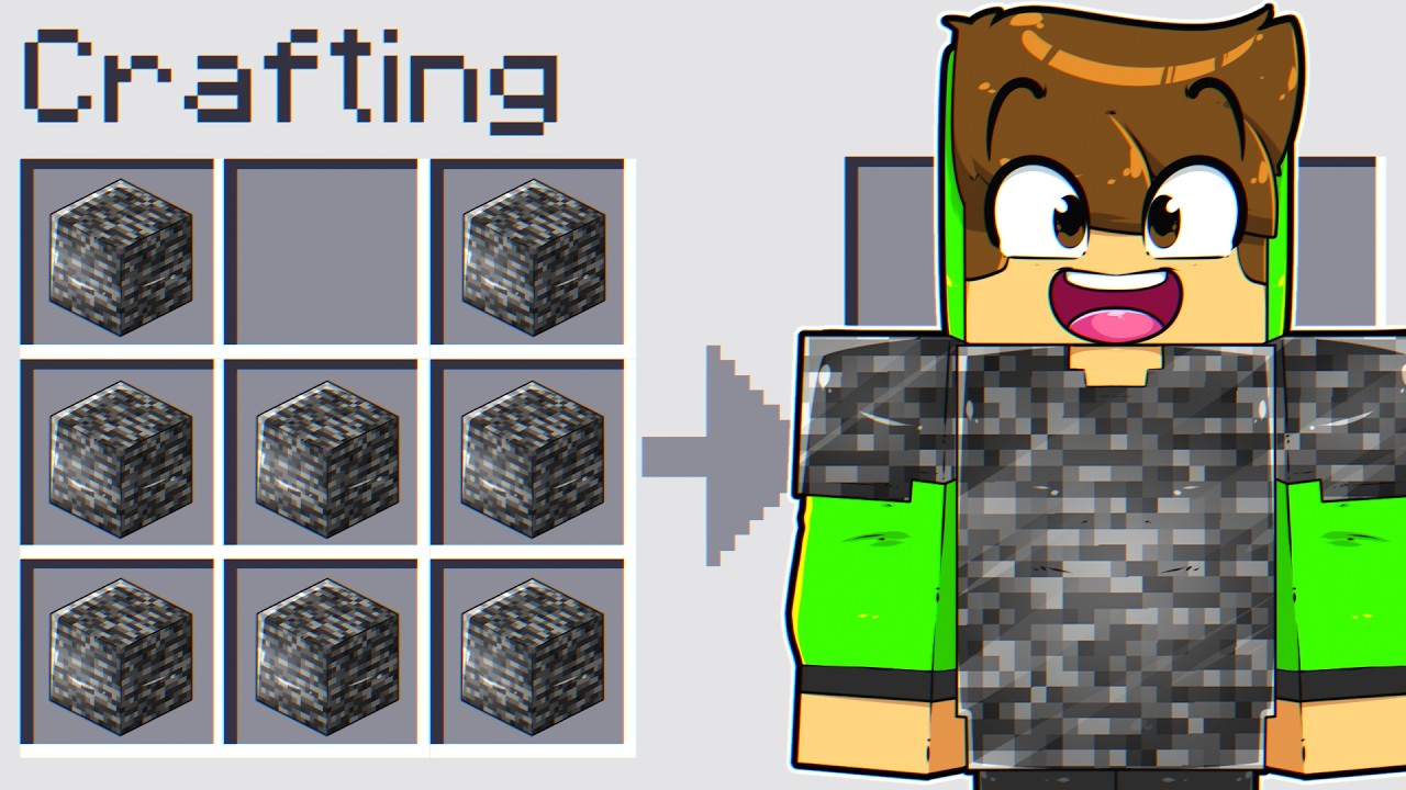 Я МОГУ ДЕЛАТЬ ПРЕДМЕТЫ ИЗ BEDROCK в Minecraft!