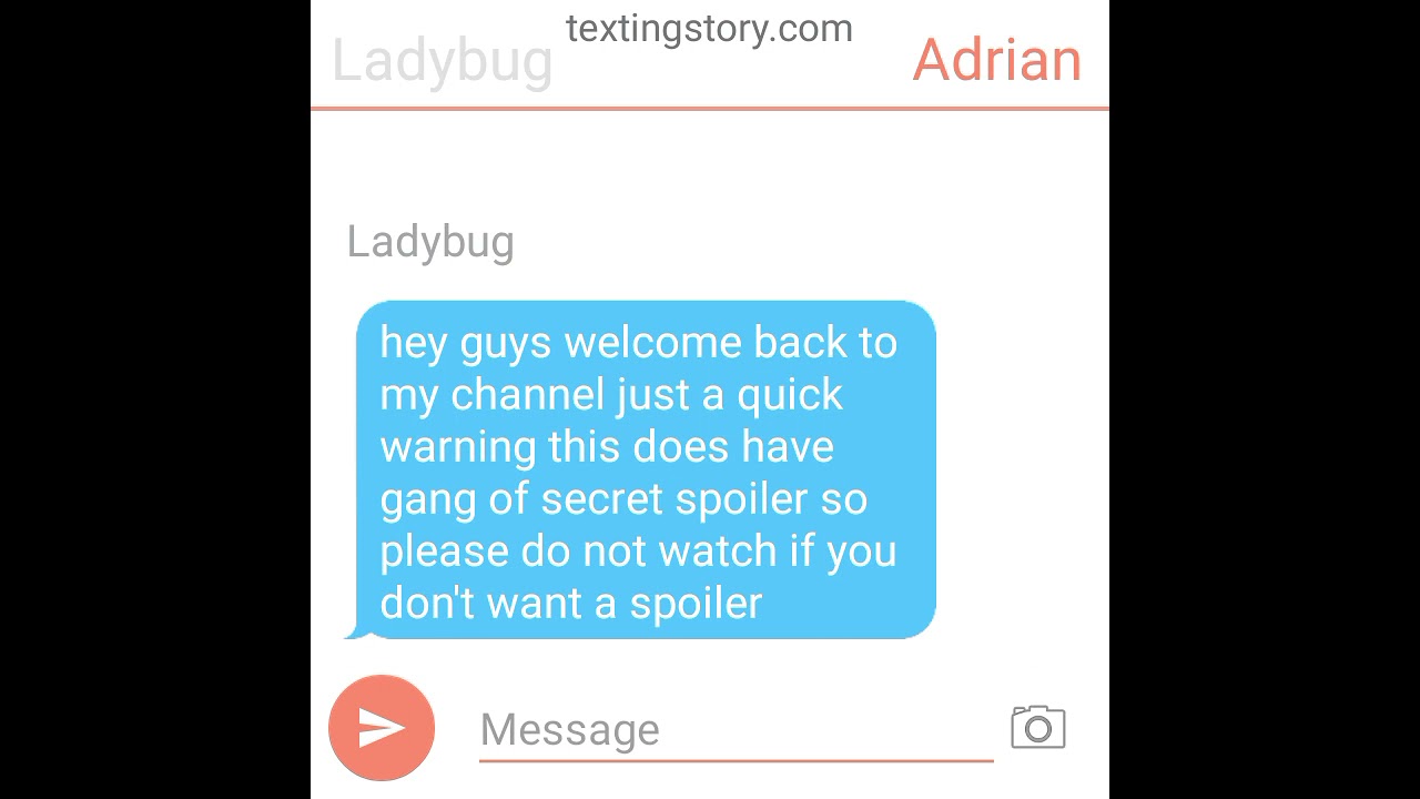 Chat Noir told Marinette his identity?! ( miraculous ladybug texting Story Part 1)