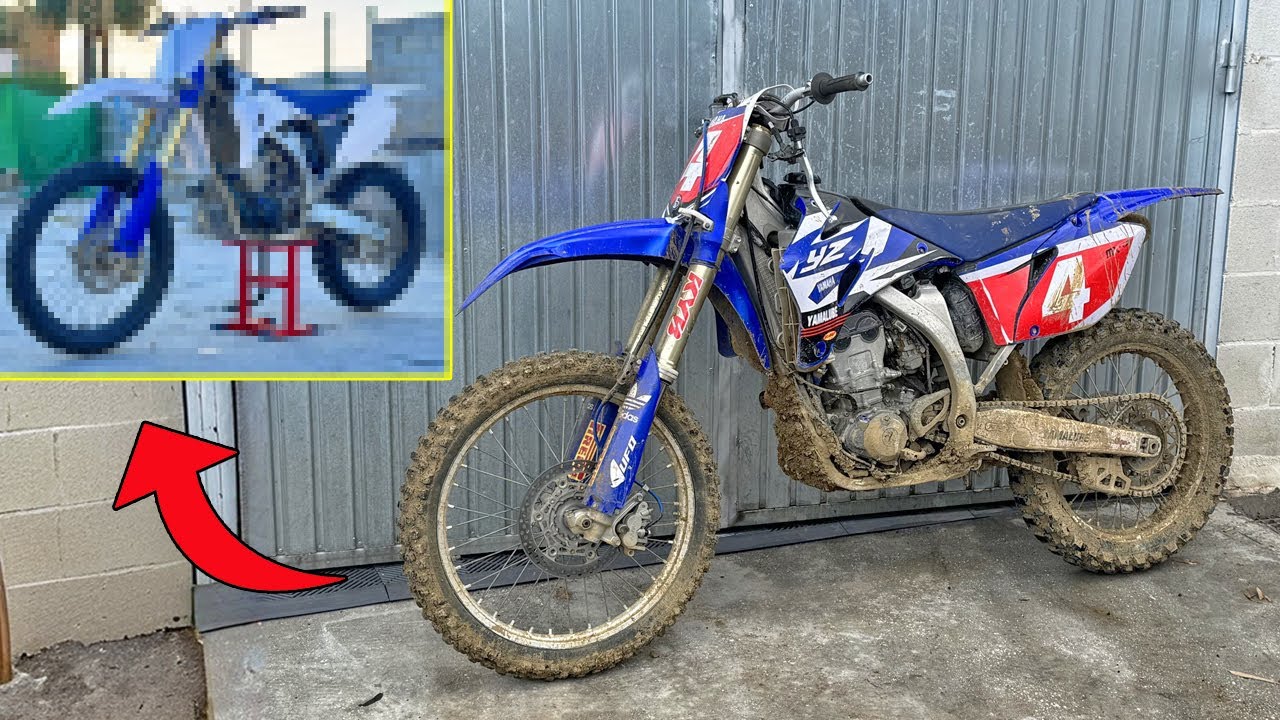 RESTAURO y PERSONALIZO a FONDO Mi MOTOCROSS | Yamaha YZF 250