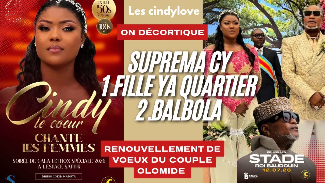 🎙️Promo supremacy / Mariage du couple olomide 💍☺️ actus et racadrage part1
