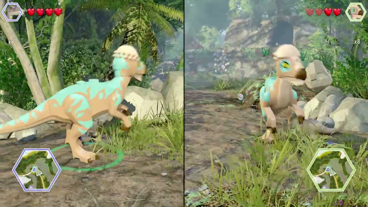 Quien gana pelea de dinosaurios pequeños lego Jurassic World