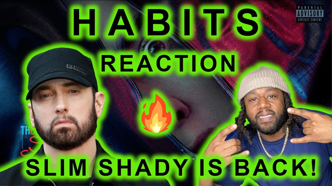 Eminem Feat White Gold - Habits REACTION | Slim Shady is BACK!