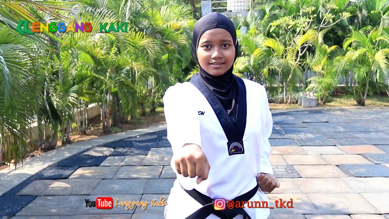 Tutorial Gibon 1 Untuk Sabuk Putih Taekwondo, Step by step dengan nama gerakan Korea
