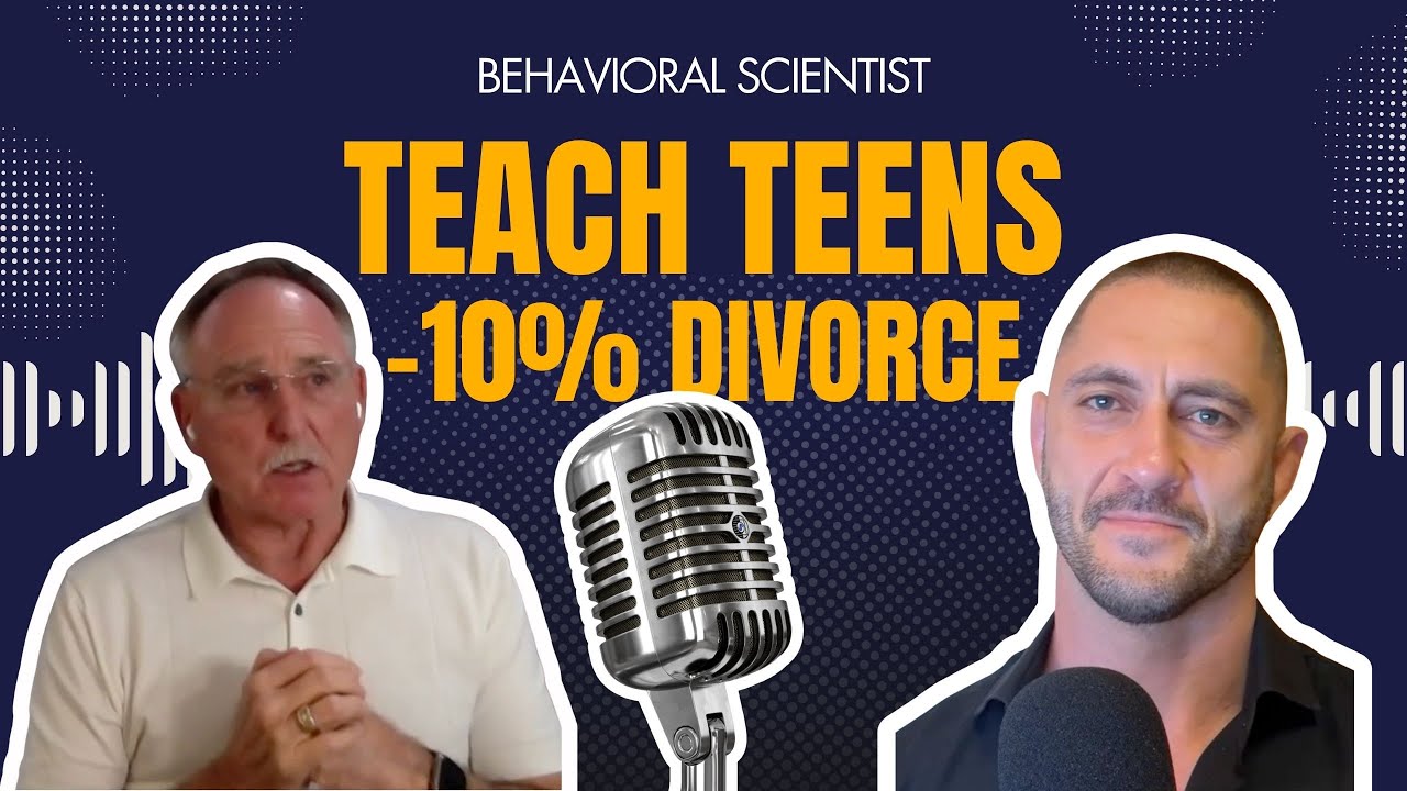 His Plan to Reduce Divorce by 10%: Start With Teenagers