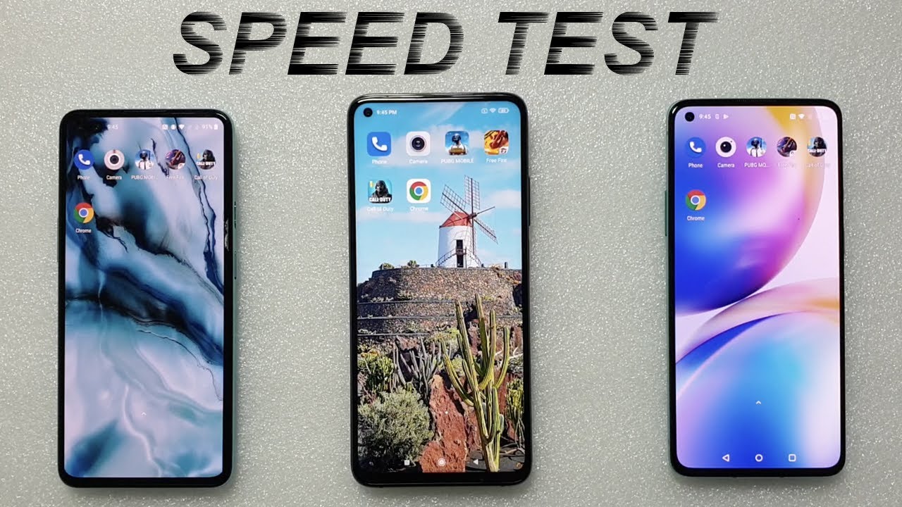 Mi 10T Pro vs OnePlus 8T vs OnePlus Nord: Speed Test Comparison