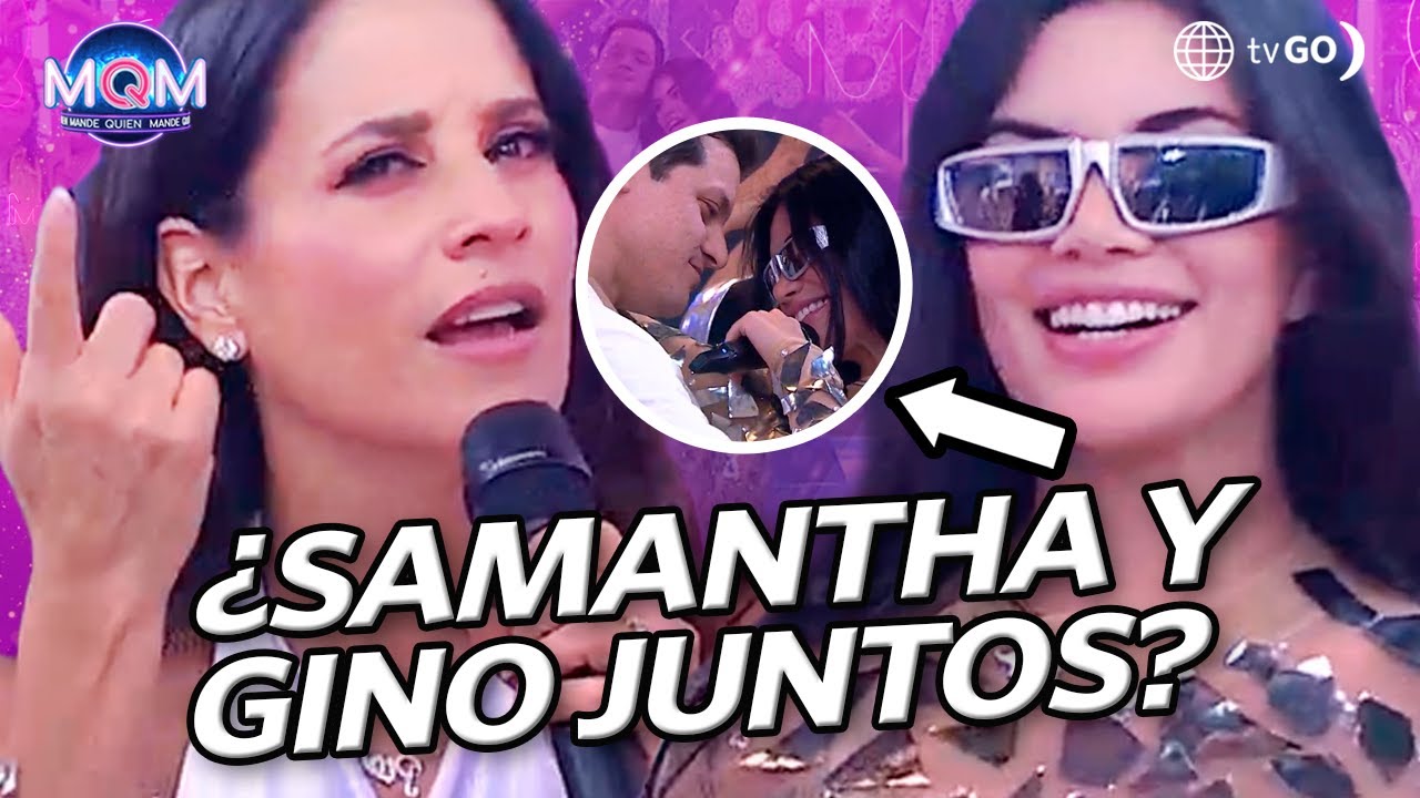 Mande Quien Mande: ¿Gino Pesaressi y Samantha Batallanos juntos? (HOY)
