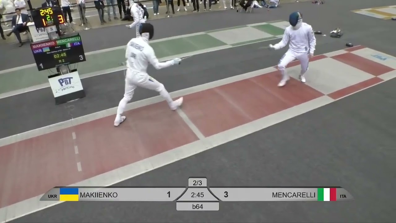 2025 112 SME WESTEND Grand Prix, Budapest MAKIIENKO Ievgen vs MENCARELLI Simone