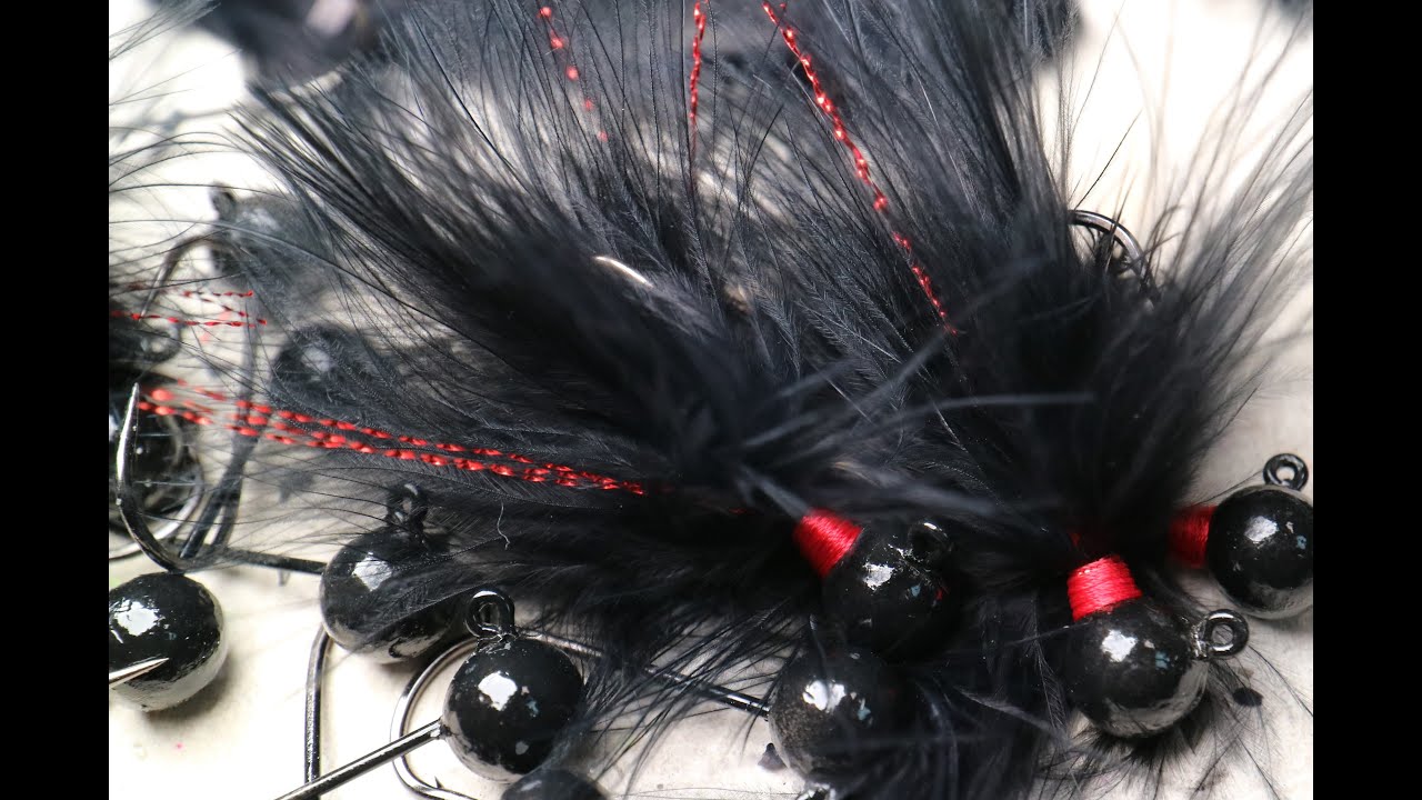 Marabou Jig for Trout, Almost Live