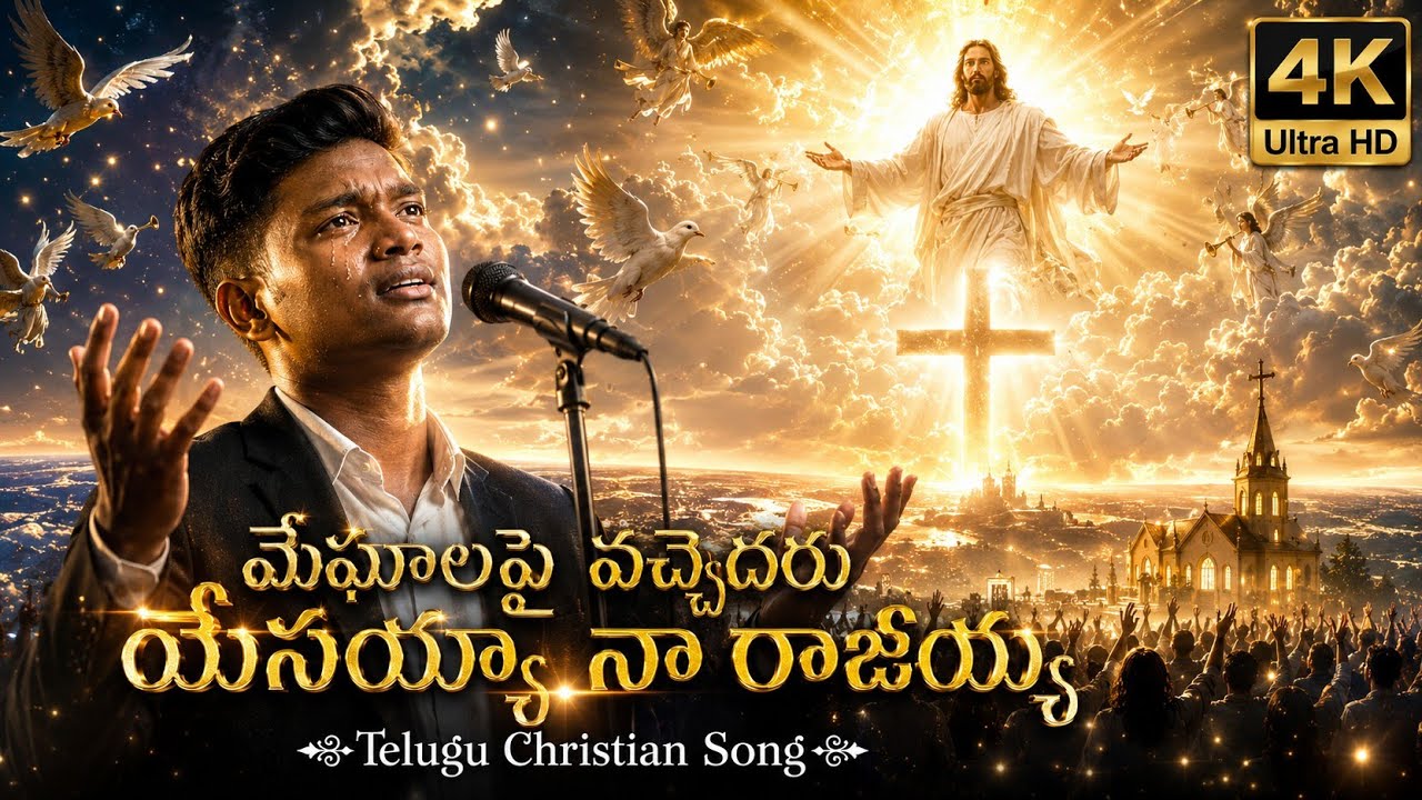 Megalapai vachedaru// yesayya naa rajayya//( telugu Christian song) second coming song 